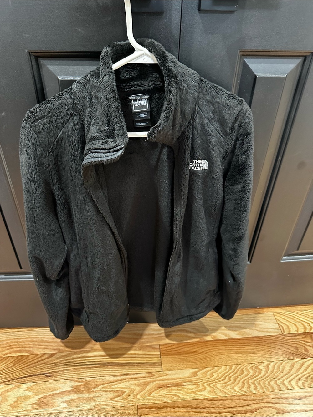 The North Face Black Fuzzy Full-Zip Jacket